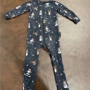 Little Bipsy Navy Festive Kids Footie
